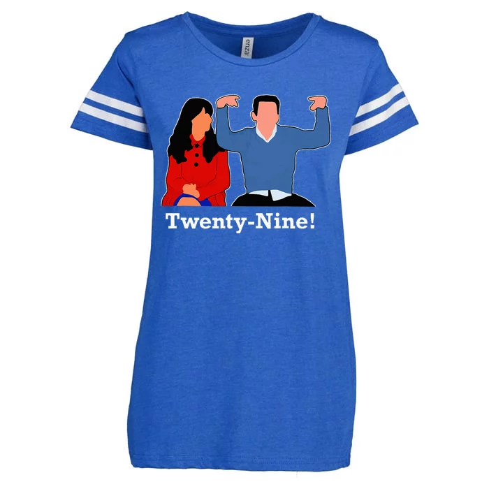 New Girl 29 IM Feelin Twenty Nine Happy Birthday 29th Enza Ladies Jersey Football T-Shirt