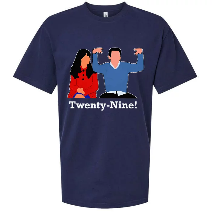 New Girl 29 IM Feelin Twenty Nine Happy Birthday 29th Sueded Cloud Jersey T-Shirt