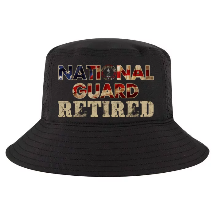 National Guard American Flag Proud Patriotic Cool Comfort Performance Bucket Hat