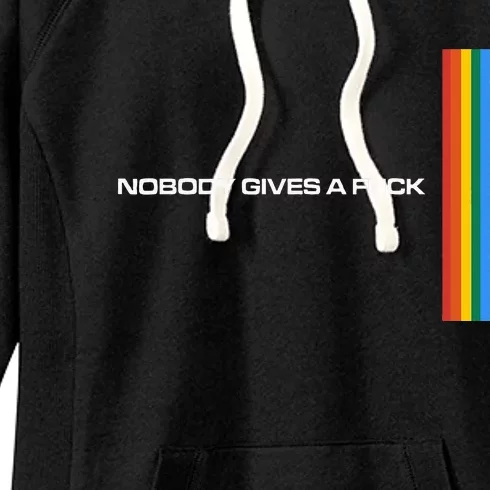 Nobody Gives A Fuck Women's Fleece Hoodie