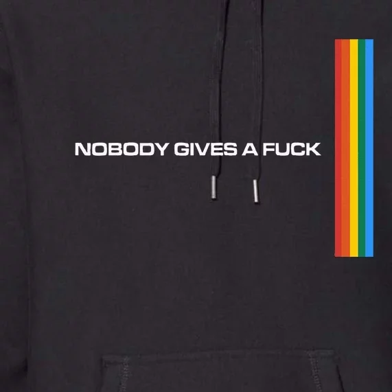 Nobody Gives A Fuck Premium Hoodie