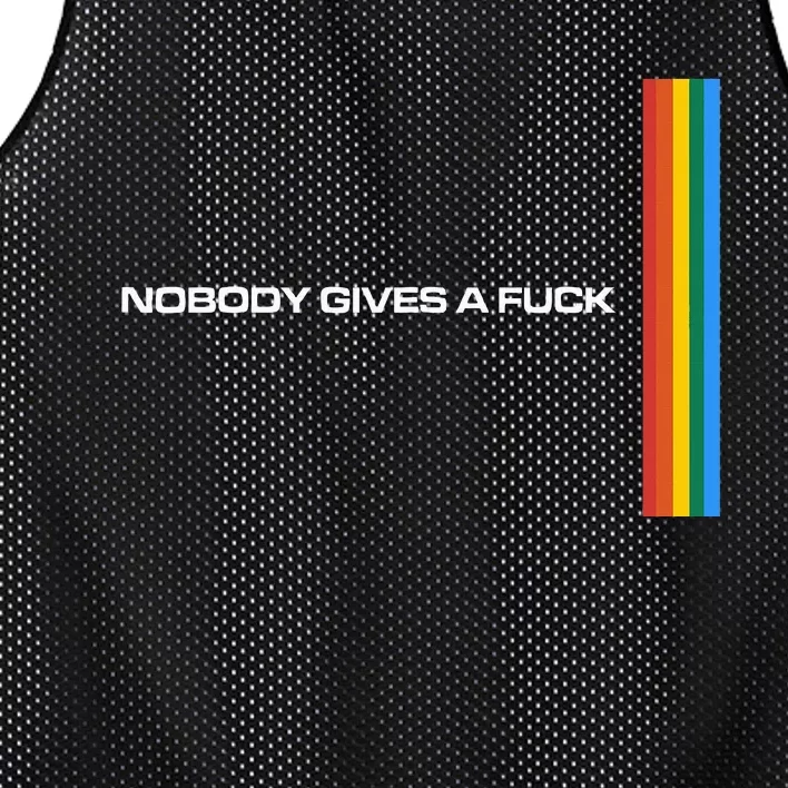 Nobody Gives A Fuck Mesh Reversible Basketball Jersey Tank