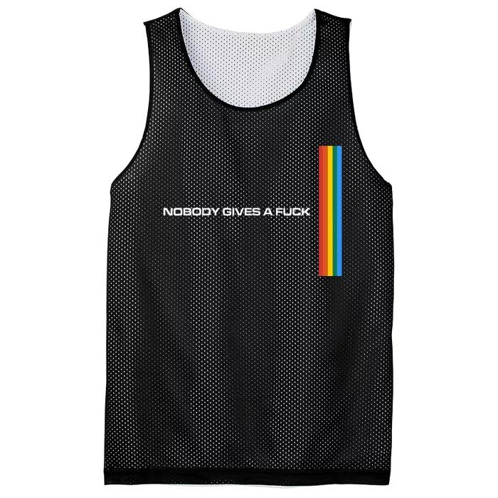 Nobody Gives A Fuck Mesh Reversible Basketball Jersey Tank