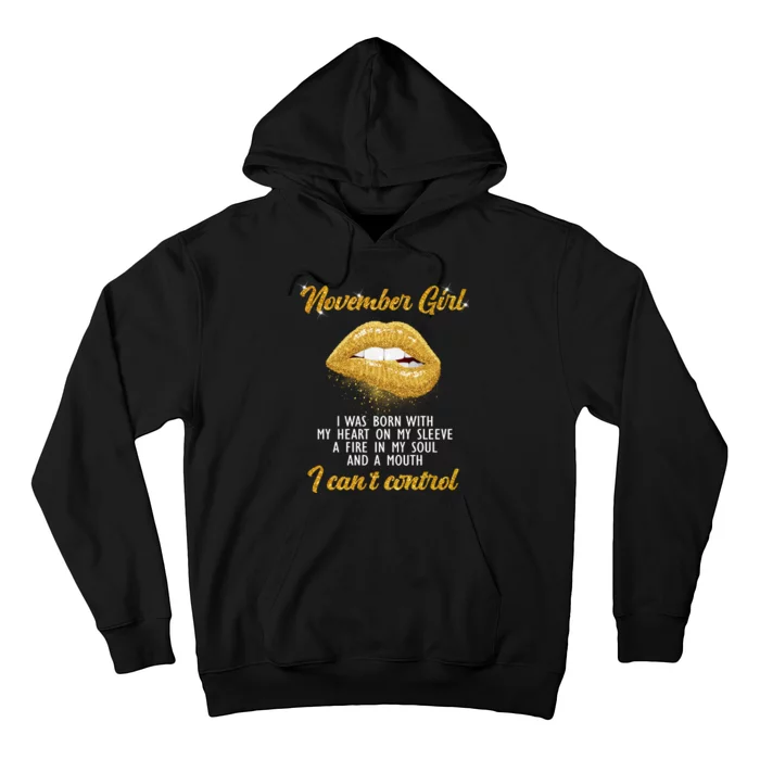 November Girl Birthday Gift Hoodie