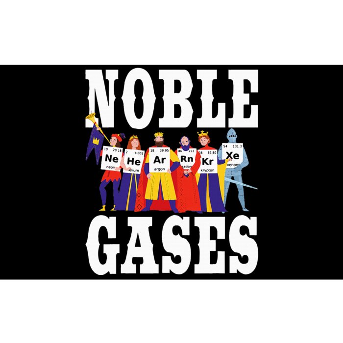 Noble Gases Chemistry Humor Science Teacher Periodic Table Bumper Sticker