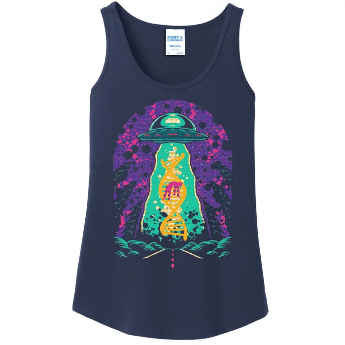 National Genetic DNA Day UFO Believe Woman Ladies Essential Tank