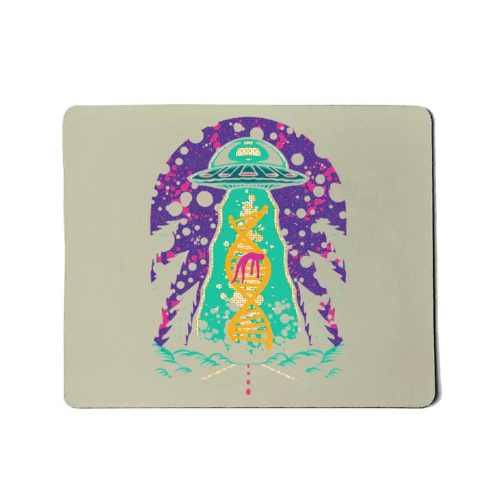 National Genetic DNA Day UFO Believe Woman Mousepad