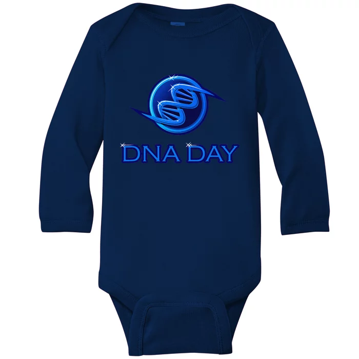 National Genetic DNA Day Woman Gift Baby Long Sleeve Bodysuit