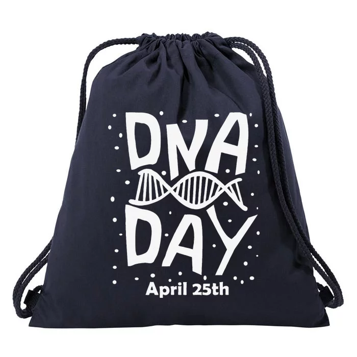 National Genetic DNA Day Woman Drawstring Bag