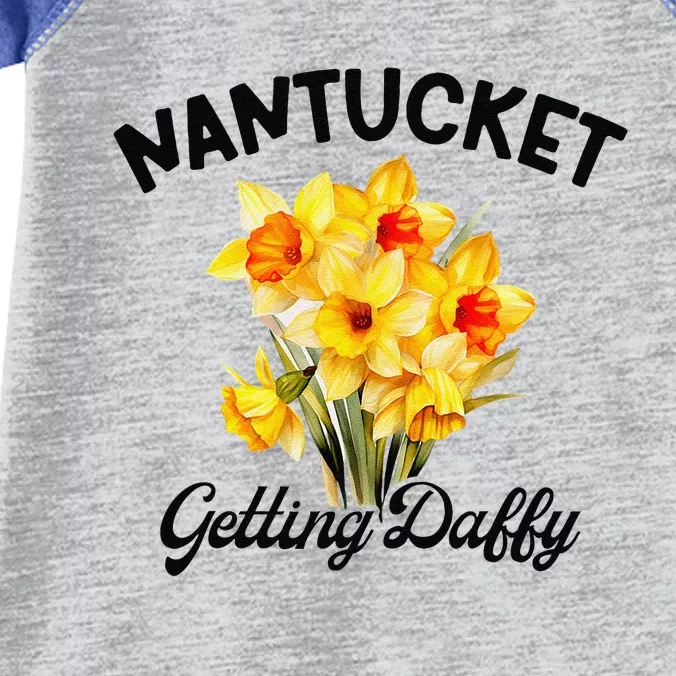 Nantucket Getting Daff.Y Daffodils Festival Infant Baby Jersey Bodysuit