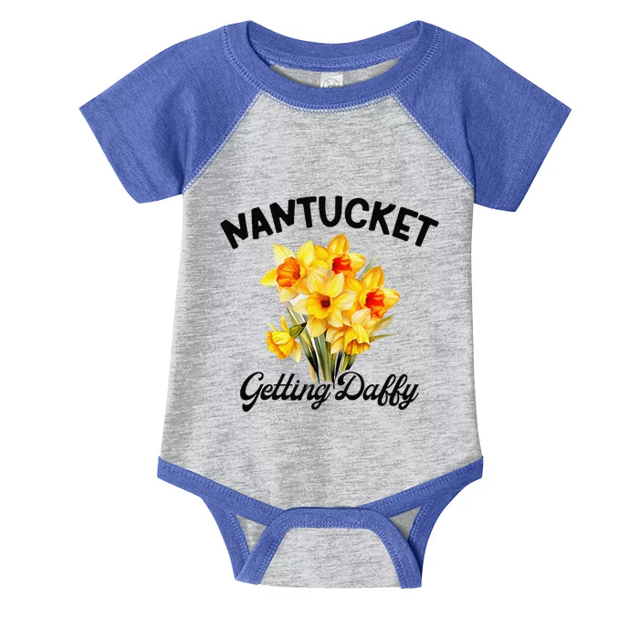 Nantucket Getting Daff.Y Daffodils Festival Infant Baby Jersey Bodysuit