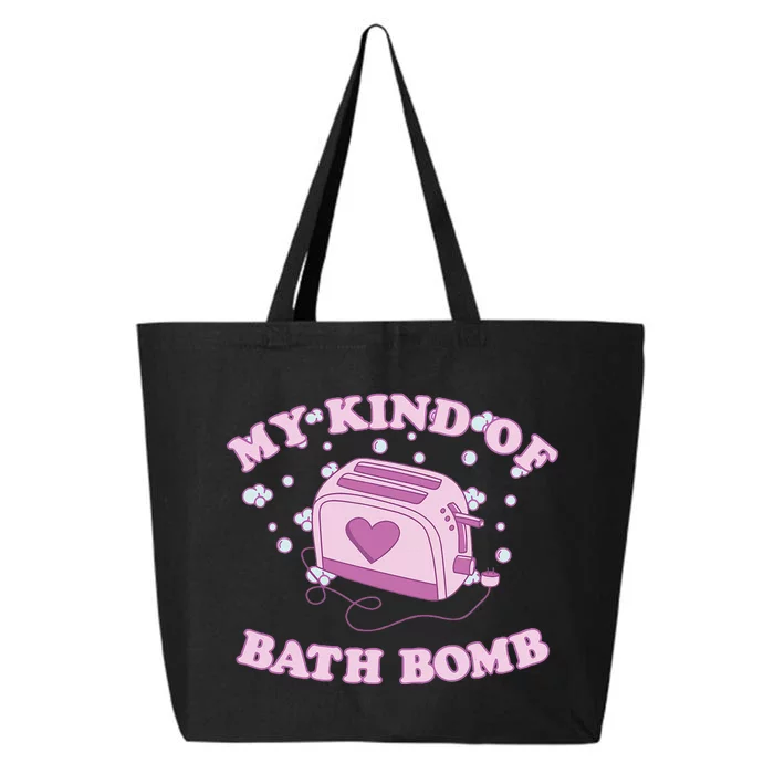 Nu Goth Dark Humour Goth Aesthetic My Kind Of Bath Bomb 25L Jumbo Tote