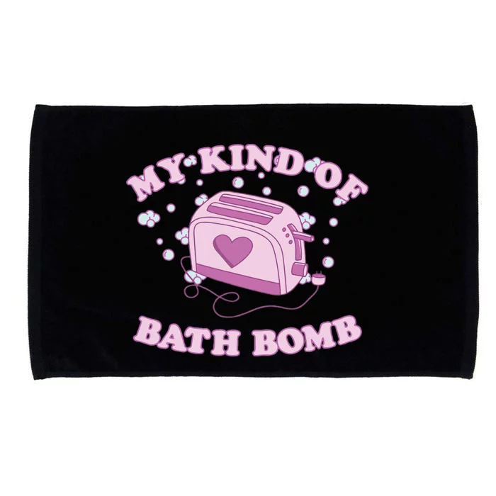 Nu Goth Dark Humour Goth Aesthetic My Kind Of Bath Bomb Microfiber Hand Towel