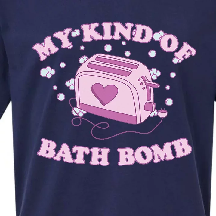 Nu Goth Dark Humour Goth Aesthetic My Kind Of Bath Bomb Sueded Cloud Jersey T-Shirt