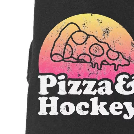 No Game Day Without Pizza, Hockey Fan Doggie 3-End Fleece Hoodie