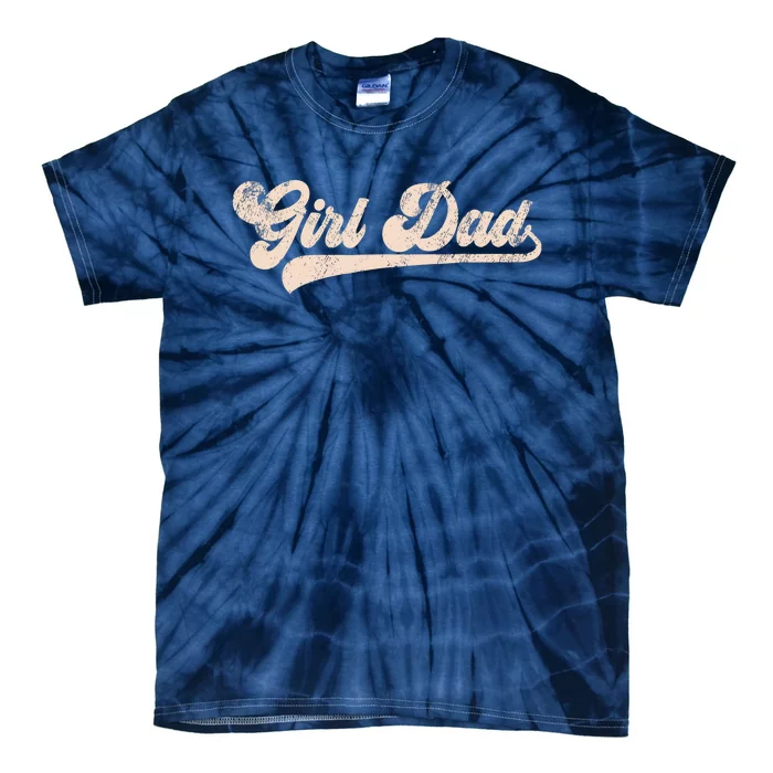 New Girl Dad of Girl Daddy Gifts Father's Day Tie-Dye T-Shirt