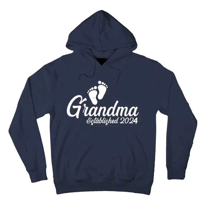 New Grandma Established 2024 Family Tall Hoodie