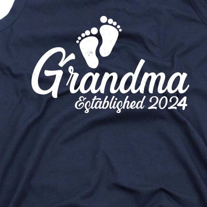 New Grandma Established 2024 Family Tank Top