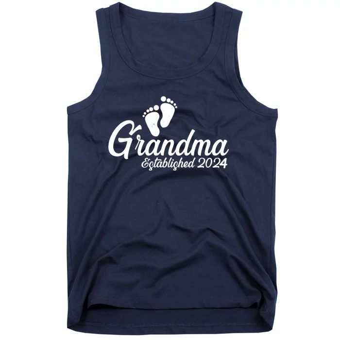 New Grandma Established 2024 Family Tank Top