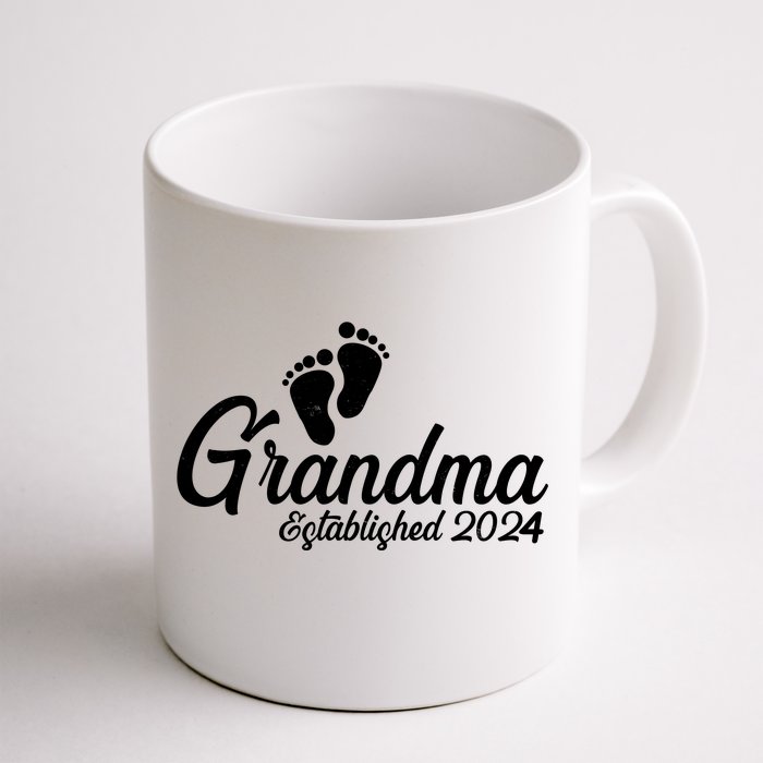 New Grandma Established 2024 Family Front & Back Coffee Mug