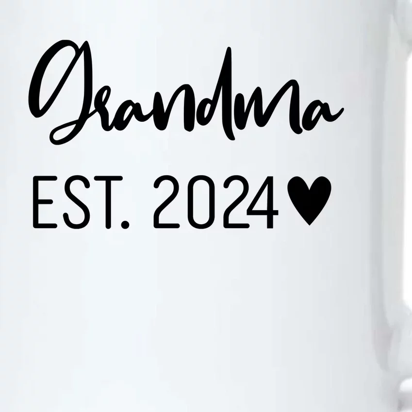 New Grandma Est. 2024 Black Color Changing Mug