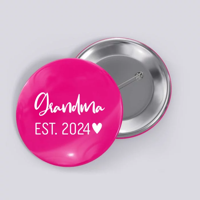 New Grandma Est. 2024 Button