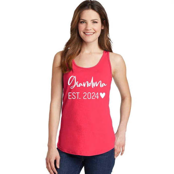 New Grandma Est. 2024 Ladies Essential Tank