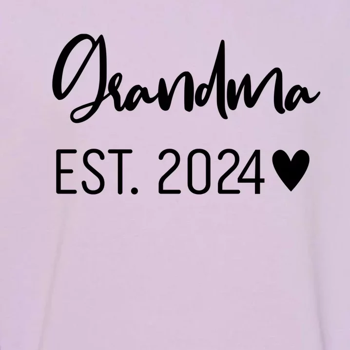 New Grandma Est. 2024 Garment-Dyed Sweatshirt