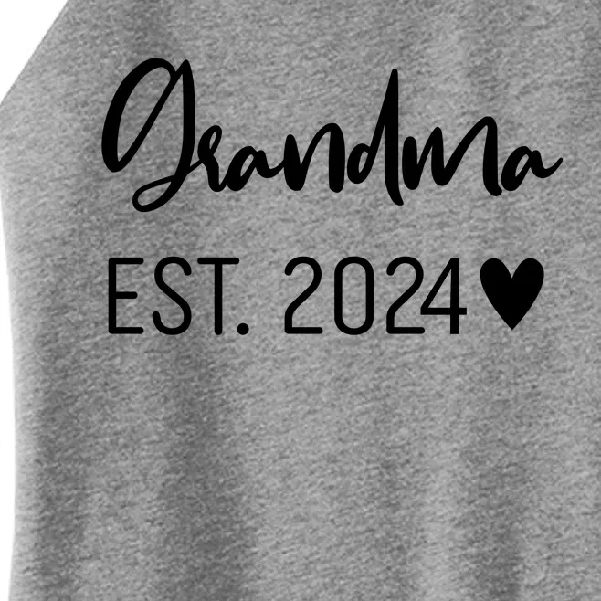 New Grandma Est. 2024 Women’s Perfect Tri Rocker Tank