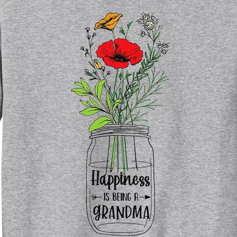 New Grandma for  Happiness Is Being A Grandma Tall Sweatshirt