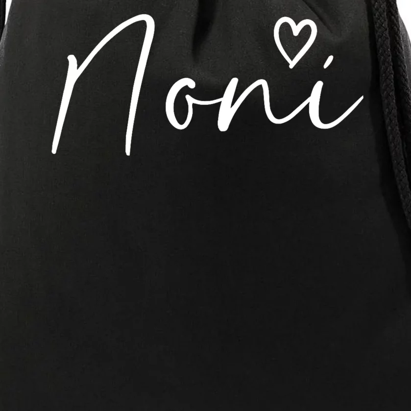 Noni Gifts For Women Grandma Heart MotherS Day Noni Drawstring Bag