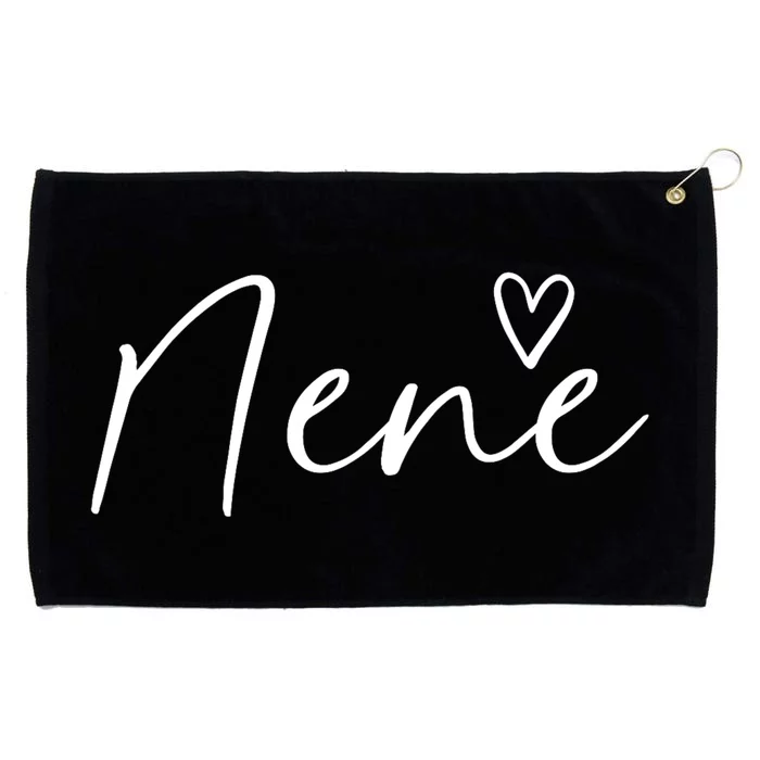 Nene Gifts For Women Grandma Heart MotherS Day Nene Grommeted Golf Towel