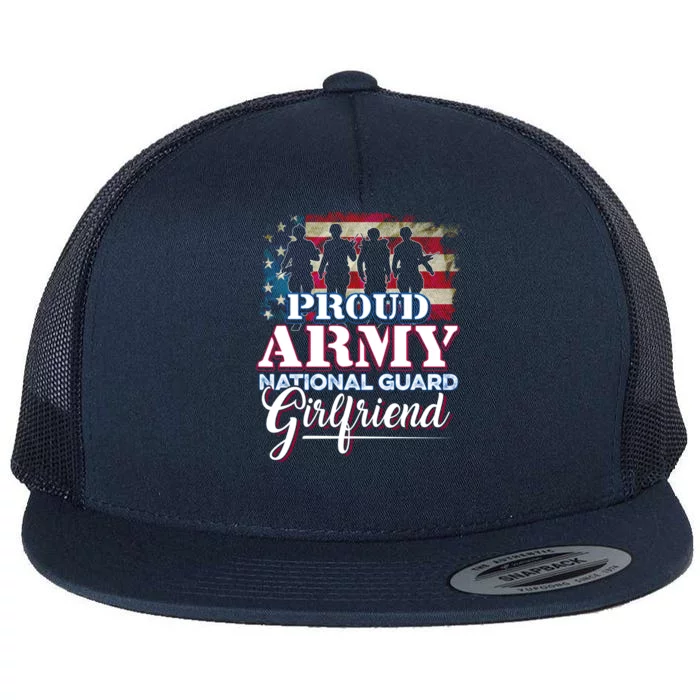 National Guard Friend Cool Gift Proud Army National Guard Funny Gift Flat Bill Trucker Hat