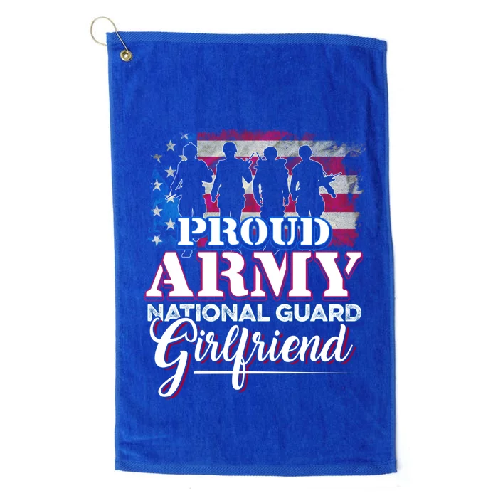 National Guard Friend Cool Gift Proud Army National Guard Funny Gift Platinum Collection Golf Towel