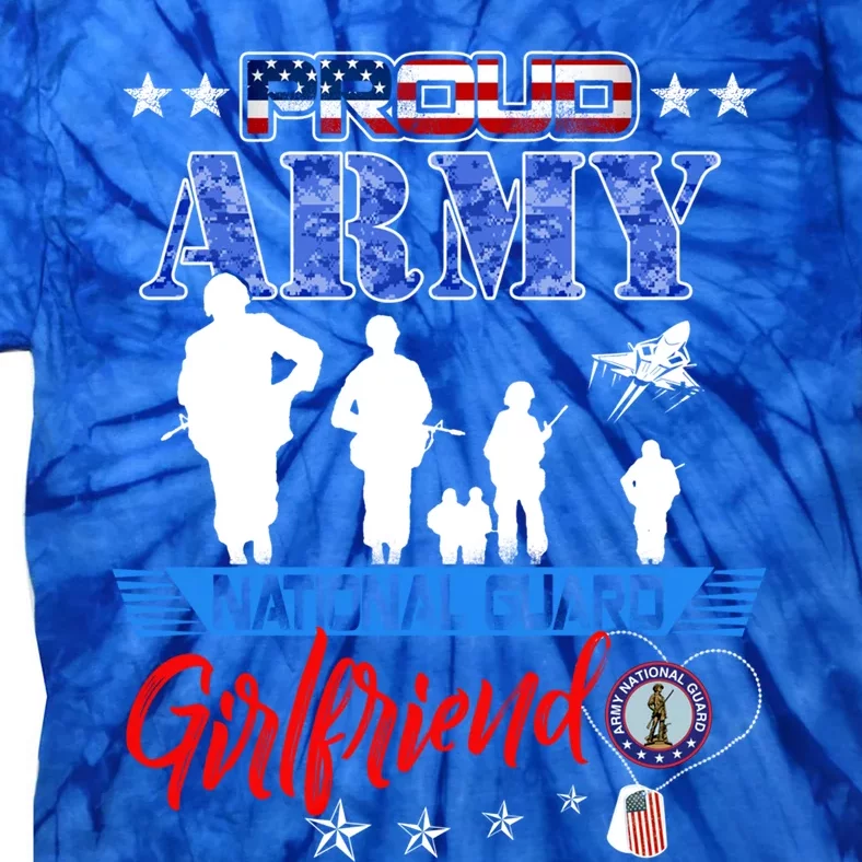 National Guard Friend Proud Army National Guard Us Flag Gift Tie-Dye T-Shirt