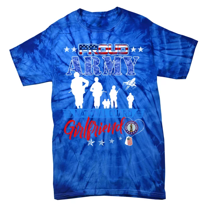 National Guard Friend Proud Army National Guard Us Flag Gift Tie-Dye T-Shirt