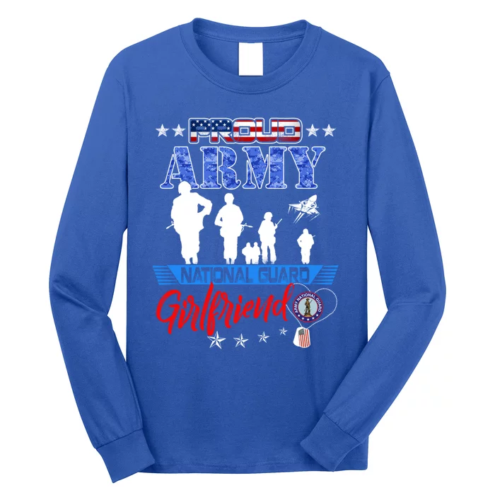 National Guard Friend Proud Army National Guard Us Flag Gift Long Sleeve Shirt