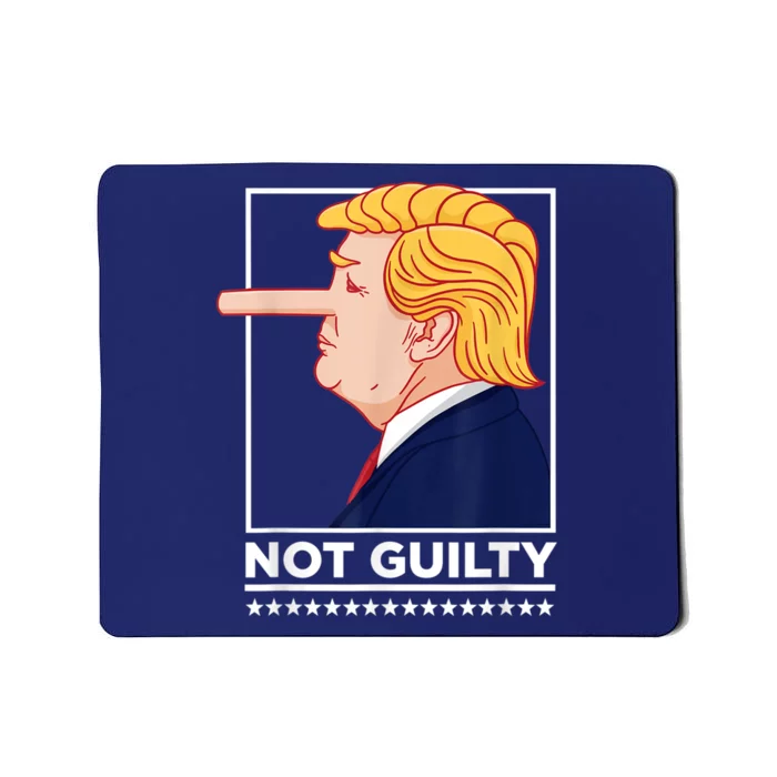 “Not Guilty” Funny AntiTrump Political Humor AntiTrump Mousepad