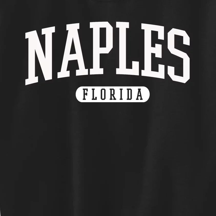 Naples Great Gift Cool Gift College University Florida Usa Kids Sweatshirt