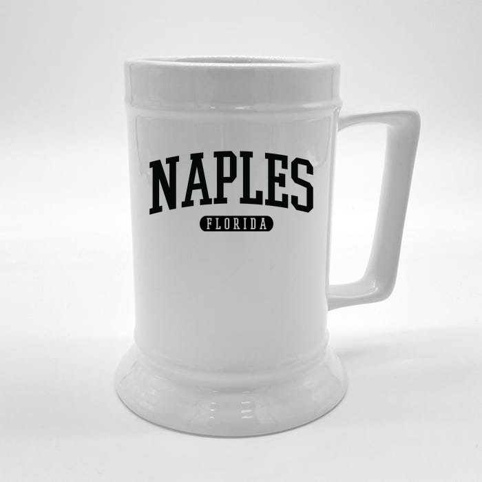 Naples Great Gift Cool Gift College University Florida Usa Front & Back Beer Stein