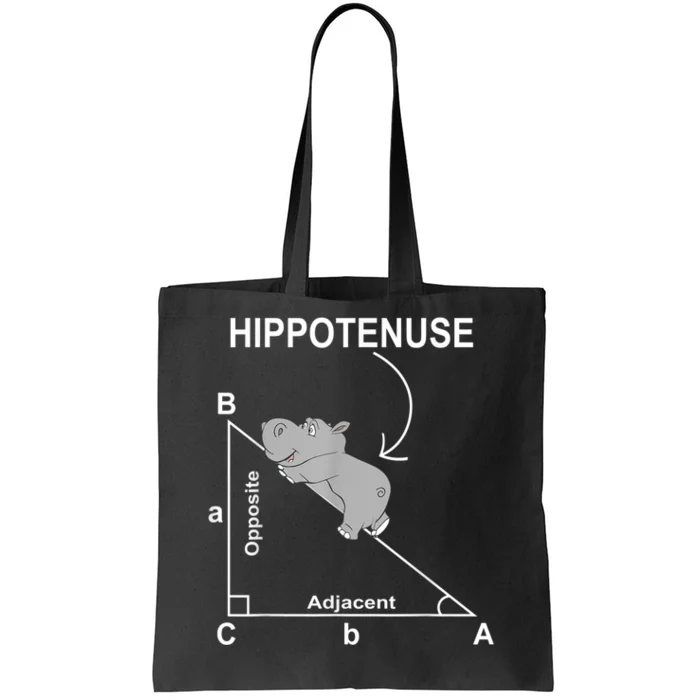 Nerd Geometry Hippotenuse Hypotenuse Funny Tote Bag