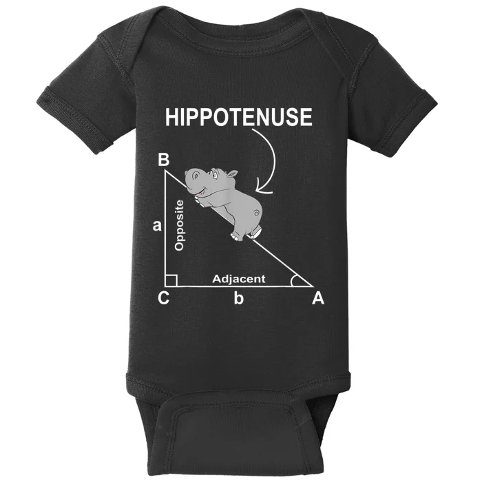 Nerd Geometry Hippotenuse Hypotenuse Funny Baby Bodysuit