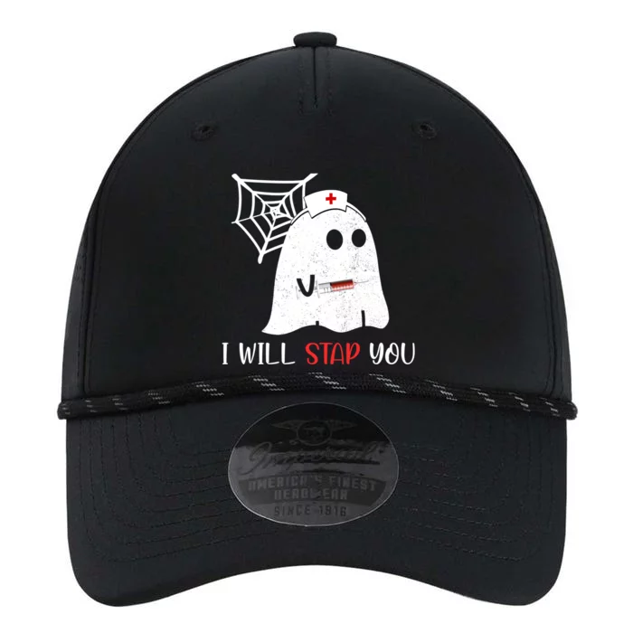 Nurse Ghost I Will Stab You Funny Halloween Gift Performance The Dyno Cap