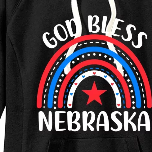 Nebraska Gift I Love Nebraska Usa Gift Women's Fleece Hoodie