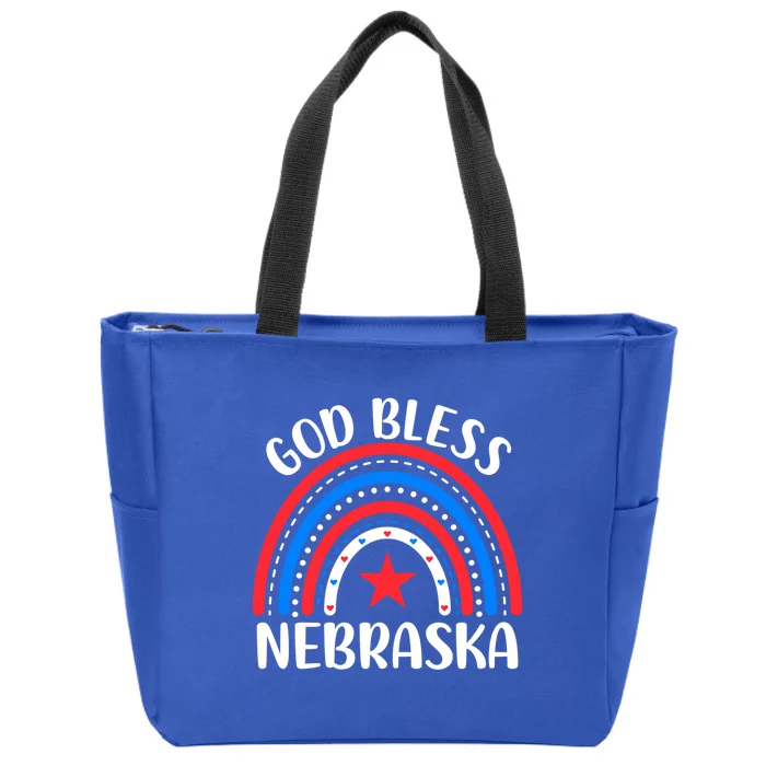 Nebraska Gift I Love Nebraska Usa Gift Zip Tote Bag