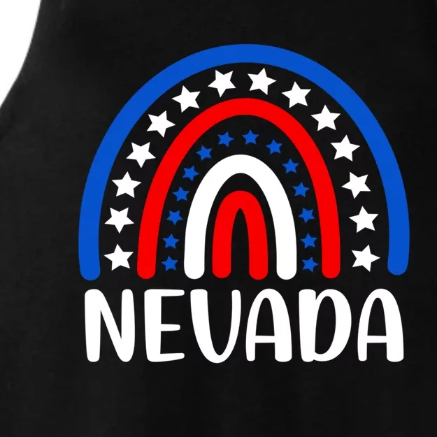 Nevada Gift I Love Nevada Usa Cute Gift Ladies Tri-Blend Wicking Tank