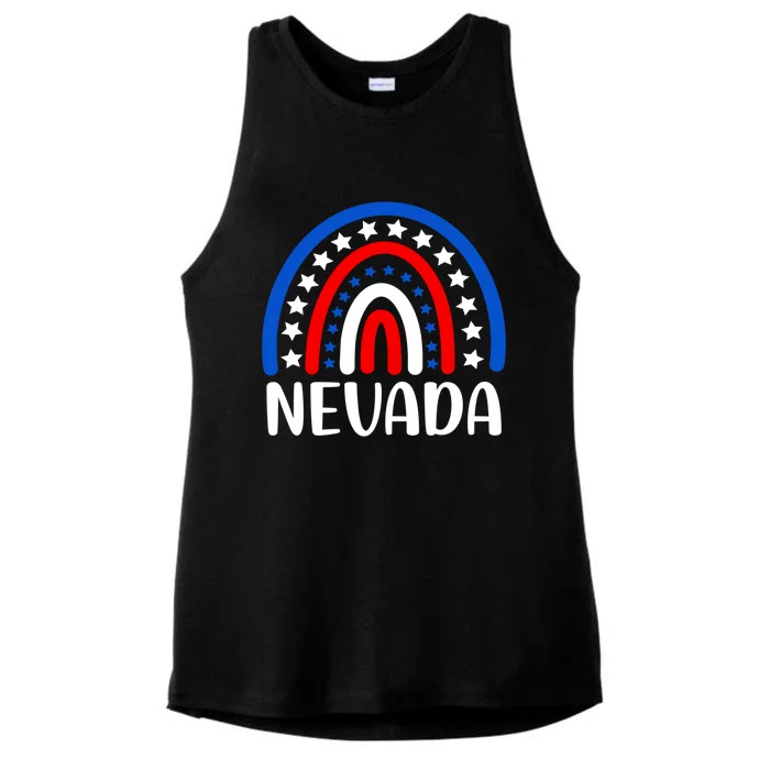 Nevada Gift I Love Nevada Usa Cute Gift Ladies Tri-Blend Wicking Tank