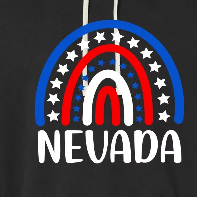 Nevada Gift I Love Nevada Usa Cute Gift Garment-Dyed Fleece Hoodie