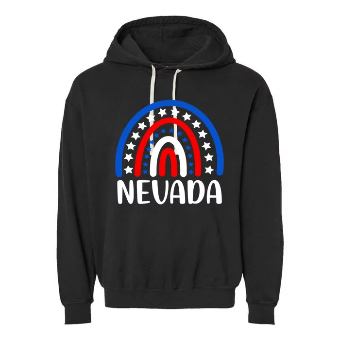 Nevada Gift I Love Nevada Usa Cute Gift Garment-Dyed Fleece Hoodie