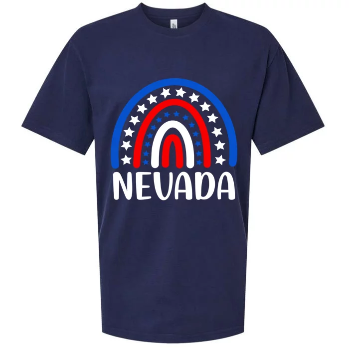 Nevada Gift I Love Nevada Usa Cute Gift Sueded Cloud Jersey T-Shirt